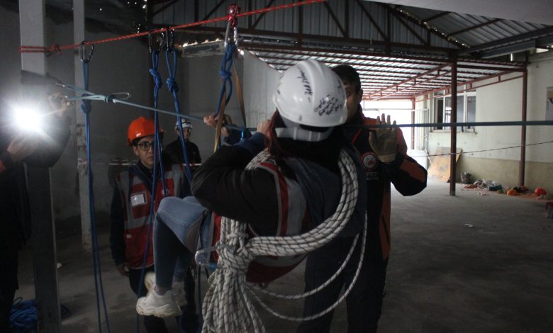 Bursa Arama Kurtarma İp İle Erişim Teknikleri Eğitimi