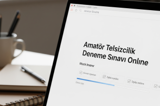Amatör Telsizcilik Deneme Sınavı Online