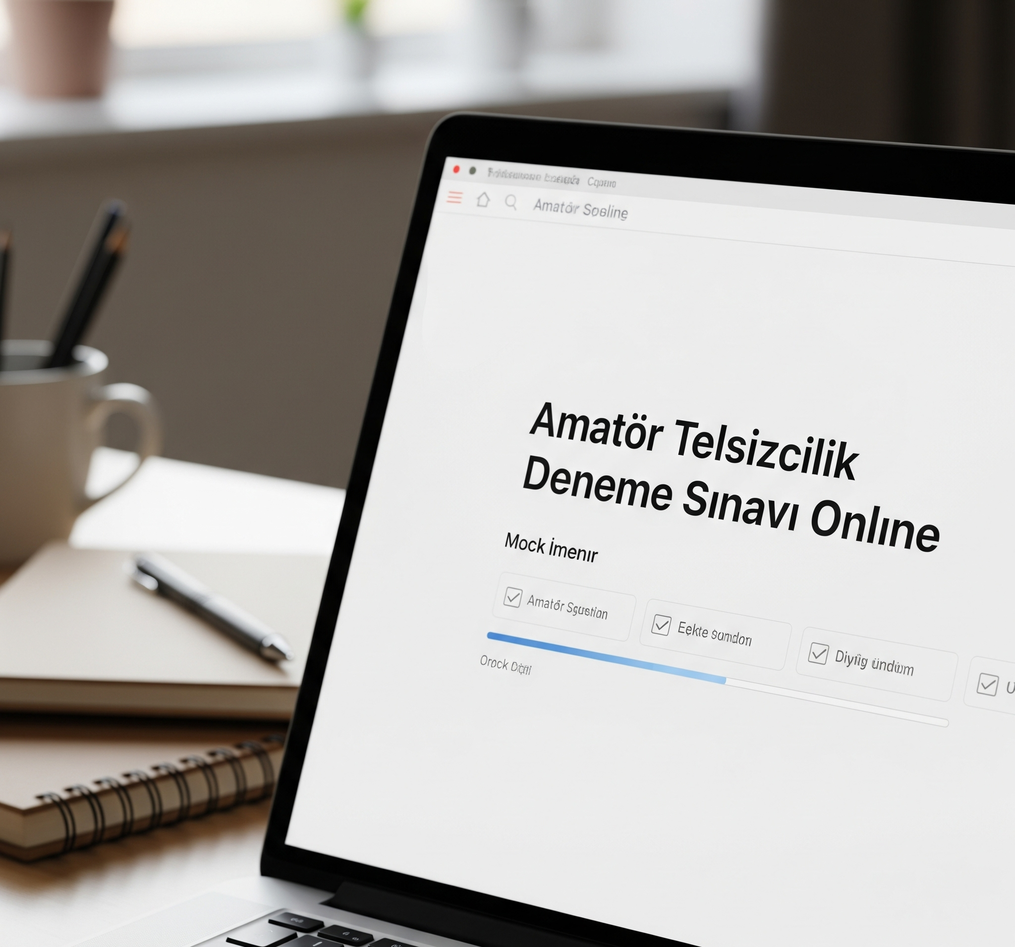 Amatör Telsizcilik Deneme Sınavı Online